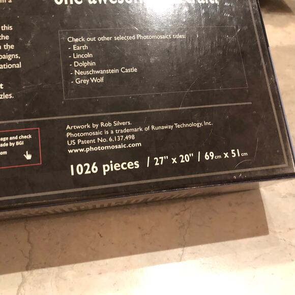 Vintage 2002 ELVIS Photomosaics Puzzle By Robert Silvers 1026pcs 27x20 New - Picture 5 of 7